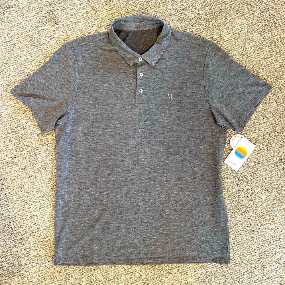Vuori Men’s Knit Twill Polo Shirt